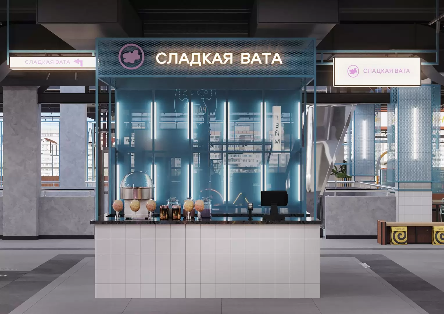 Дизайн Фуд-корта «Вешняки»